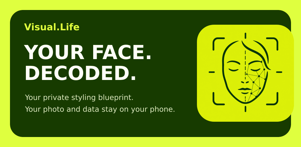 Visual.Life — Your face decoded. Your private styling blueprint.